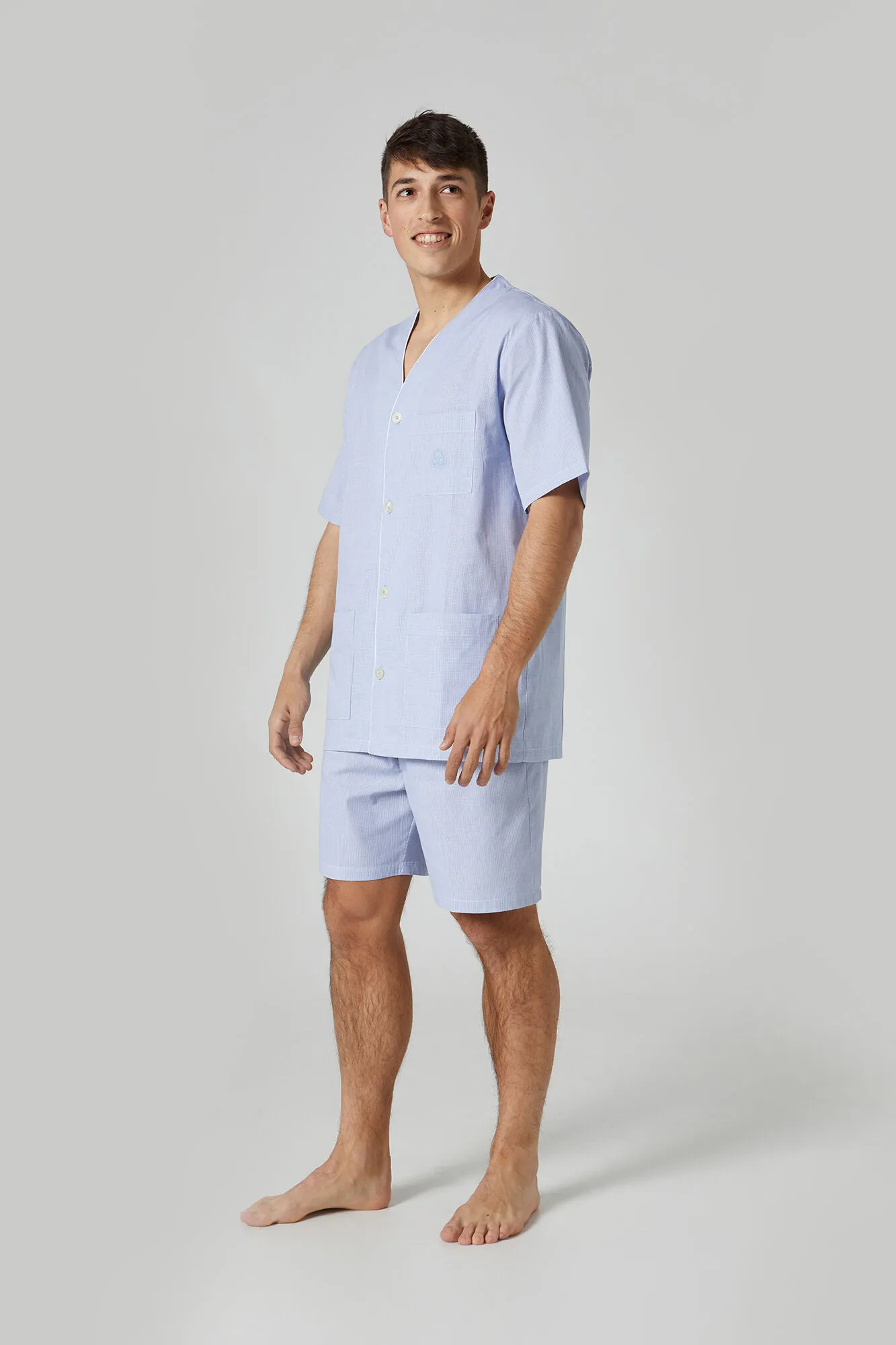 Pijama corto hombre
