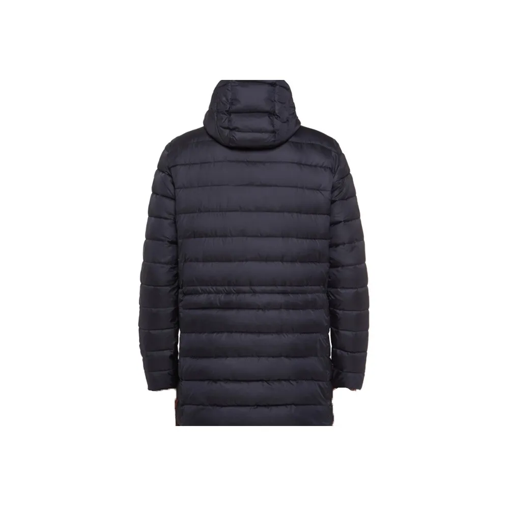 Plumón Largo GEOX M0429G DENNIE HOOD LONG Color Azul Marino