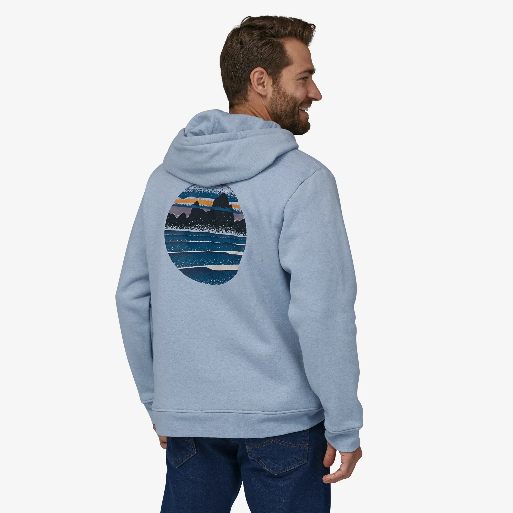 POLERóN UNISEX SKYLINE STENCIL UPRISAL FULLZIP HOODY