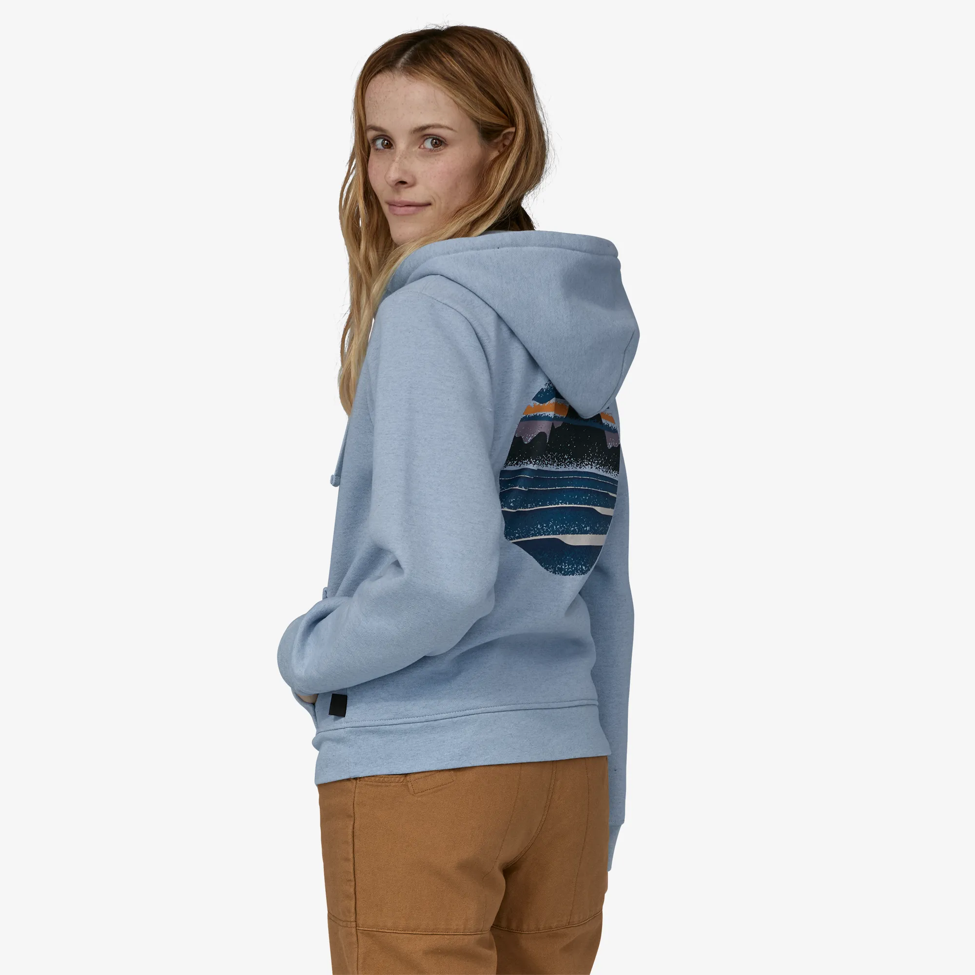 POLERóN UNISEX SKYLINE STENCIL UPRISAL FULLZIP HOODY