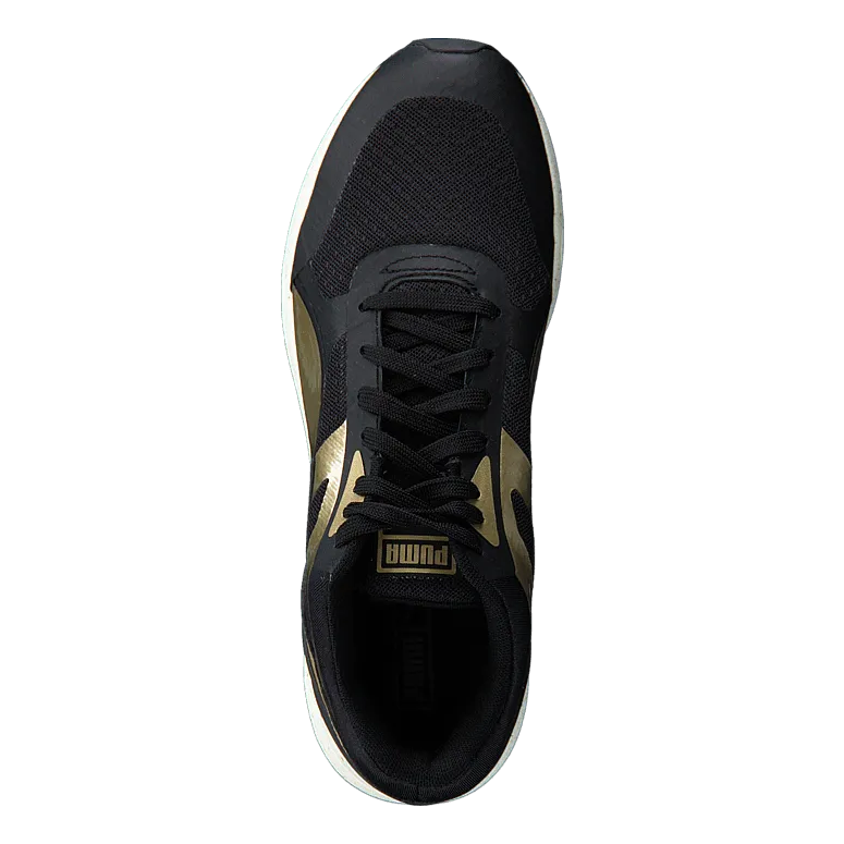 PUMA 698 IGNITE METALLIC WN'S BLACKMETALLIC GOLDWHITE