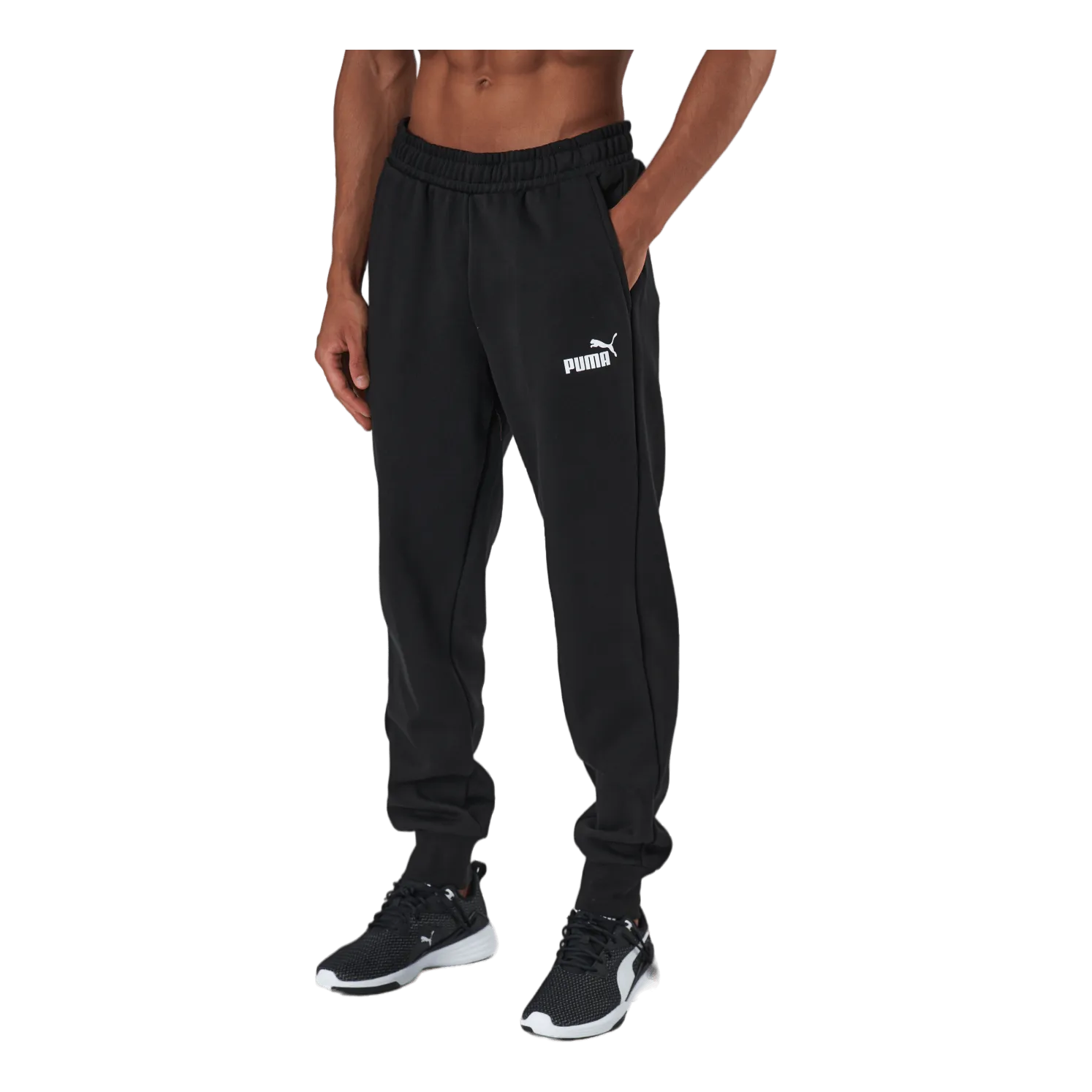 Puma Ess Logo Pants Fl Cl Puma Black