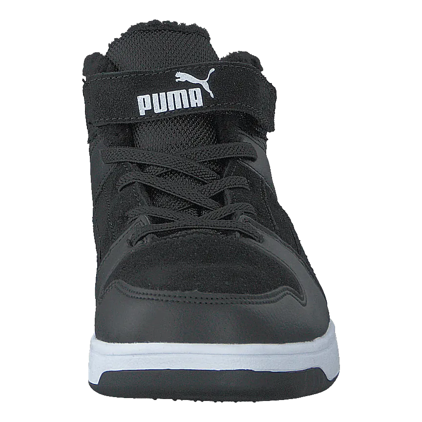 PUMA PUMA REBOUND LAYUP FUR SD V PS PUMA BLACKPUMA WHITE