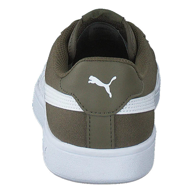 PUMA PUMA SMASH V2 CV PUMA OLIVEPUMA WHITE