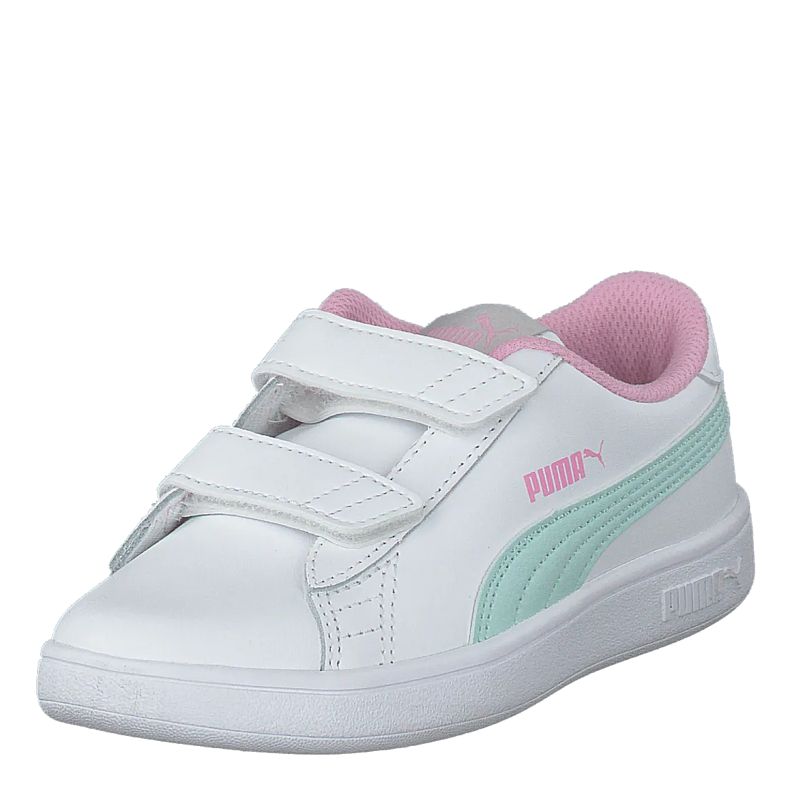 PUMA PUMA SMASH V2 L PS PUMA WHITEFAIR AQUAPALE PINK