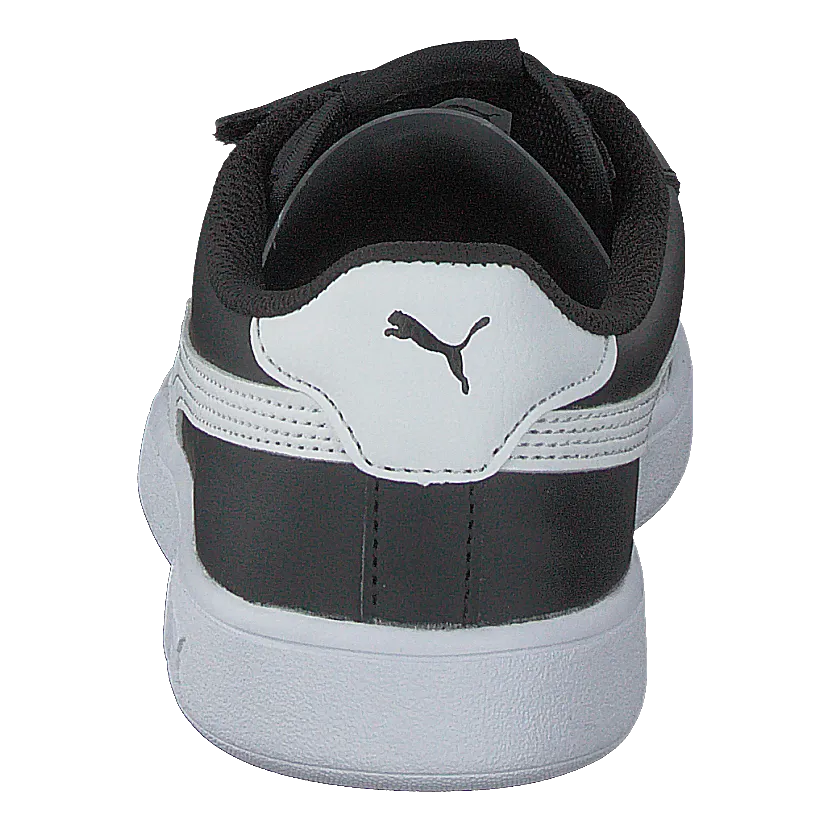 PUMA PUMA SMASH V2 L V PS PUMA BLACKPUMA WHITE