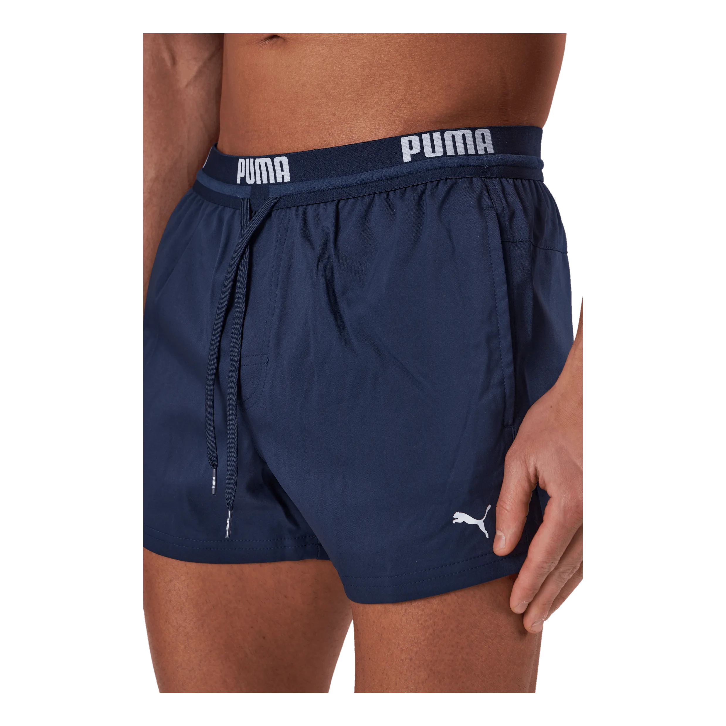 Puma Swim Men Logo Short Length Swi Navy