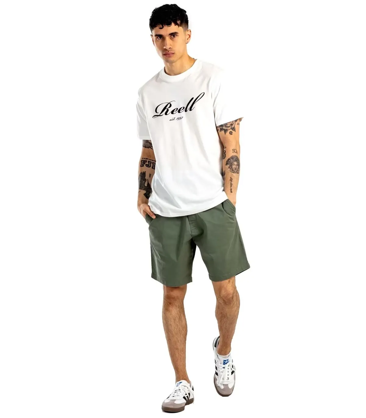 REELL  PANTALóN PARA HOMBRE VERDE  REFLEX EASY
