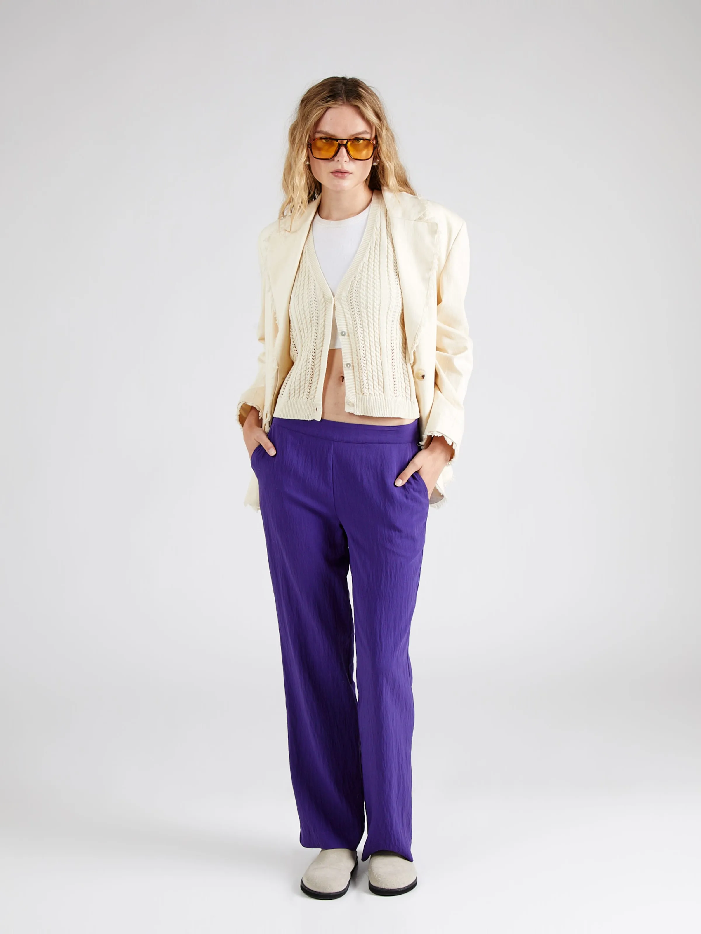 regular Pantalón 'LEANA' Maison 123 en Lila, Azul Violaceo