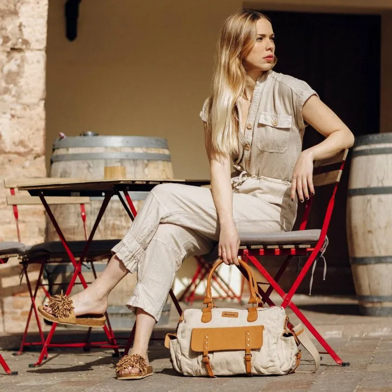 Sandalia de mujer REFRESH 079105 Camel
