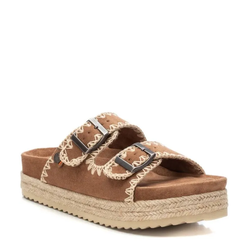 Sandalia de mujer REFRESH 171950 Camel