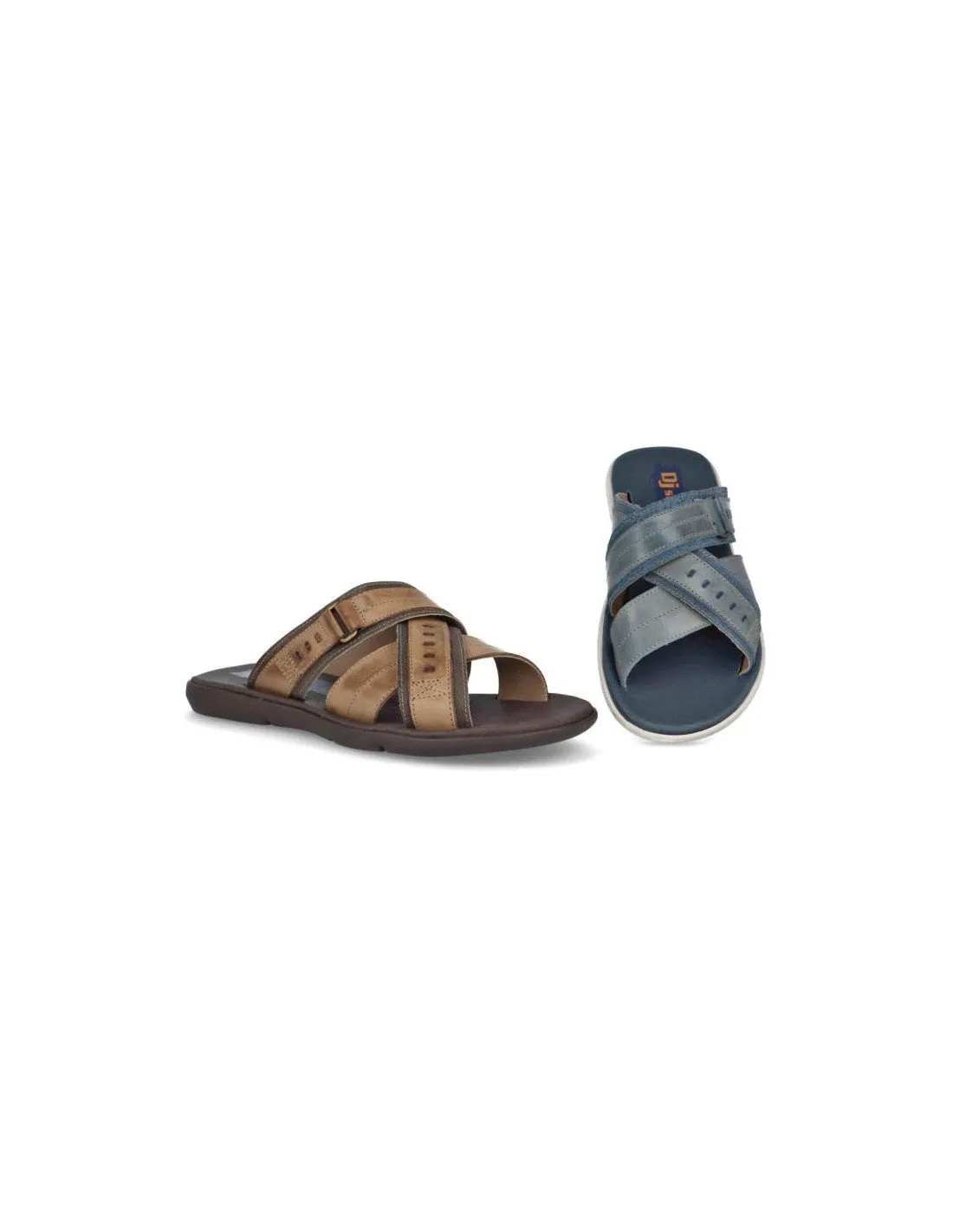 Sandalias caballero piel gel