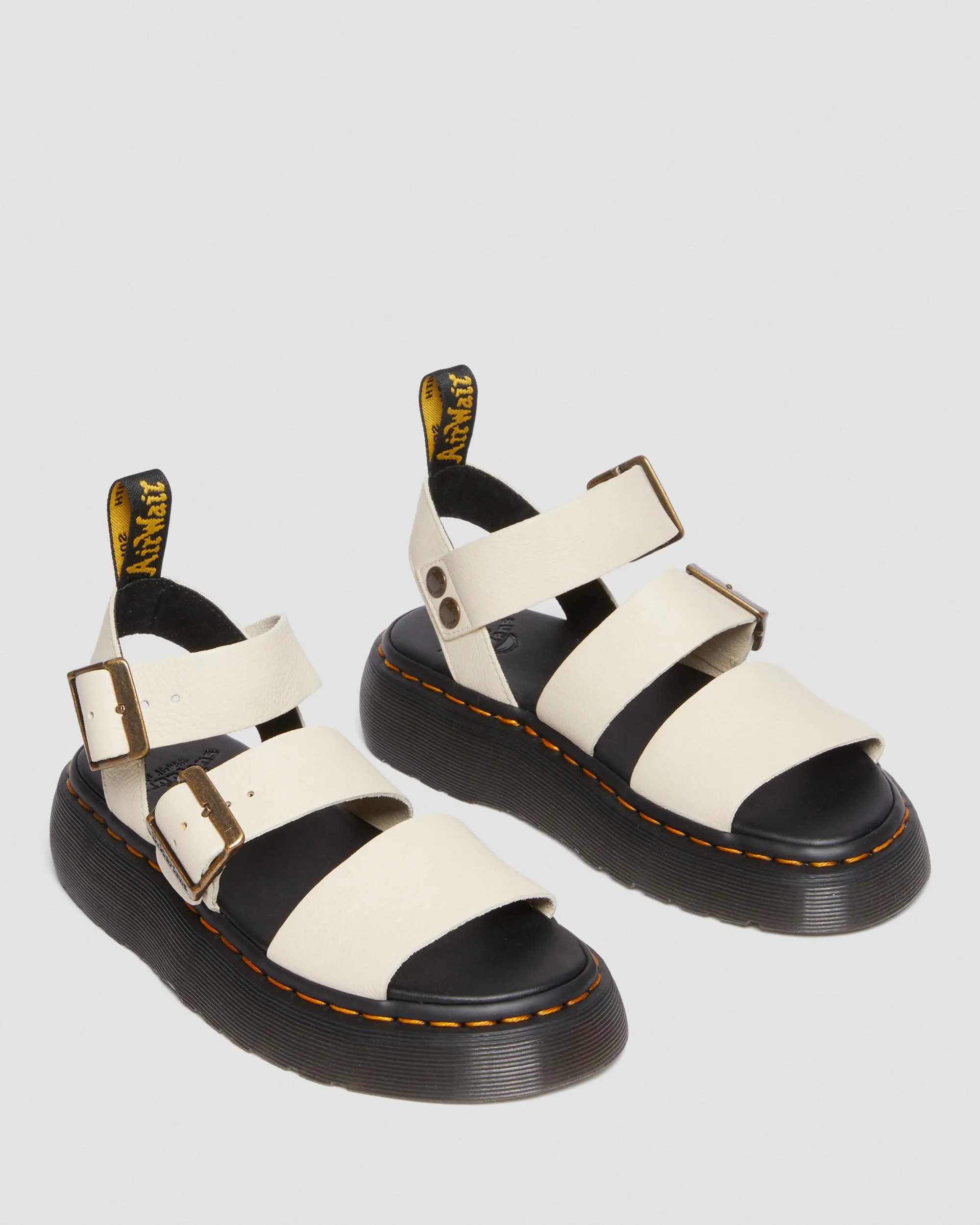Sandalias con plataforma Gryphon Quad de piel