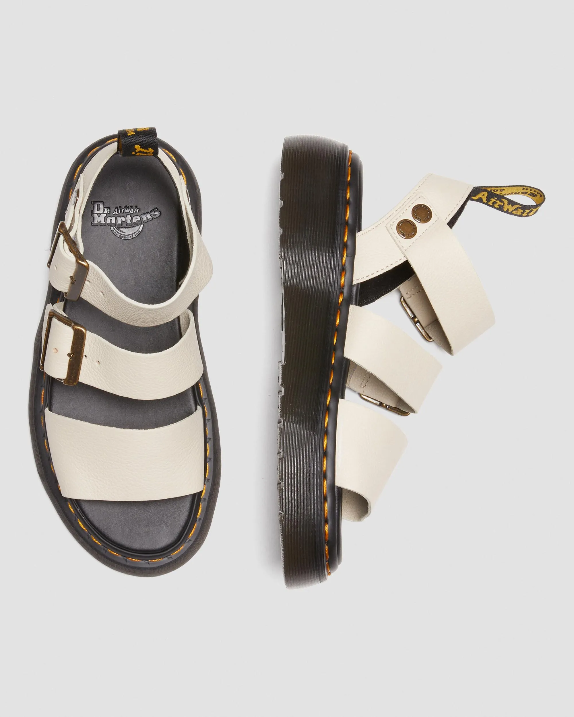 Sandalias con plataforma Gryphon Quad de piel