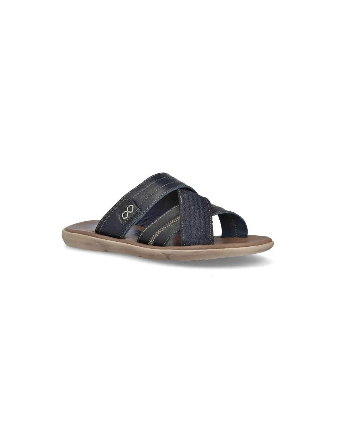 Sandalias Hombre Piel y Gel