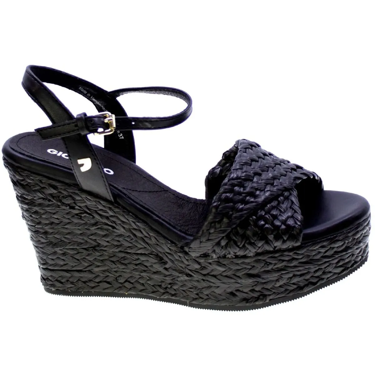 Sandalo Donna Nero Allkaj/71130