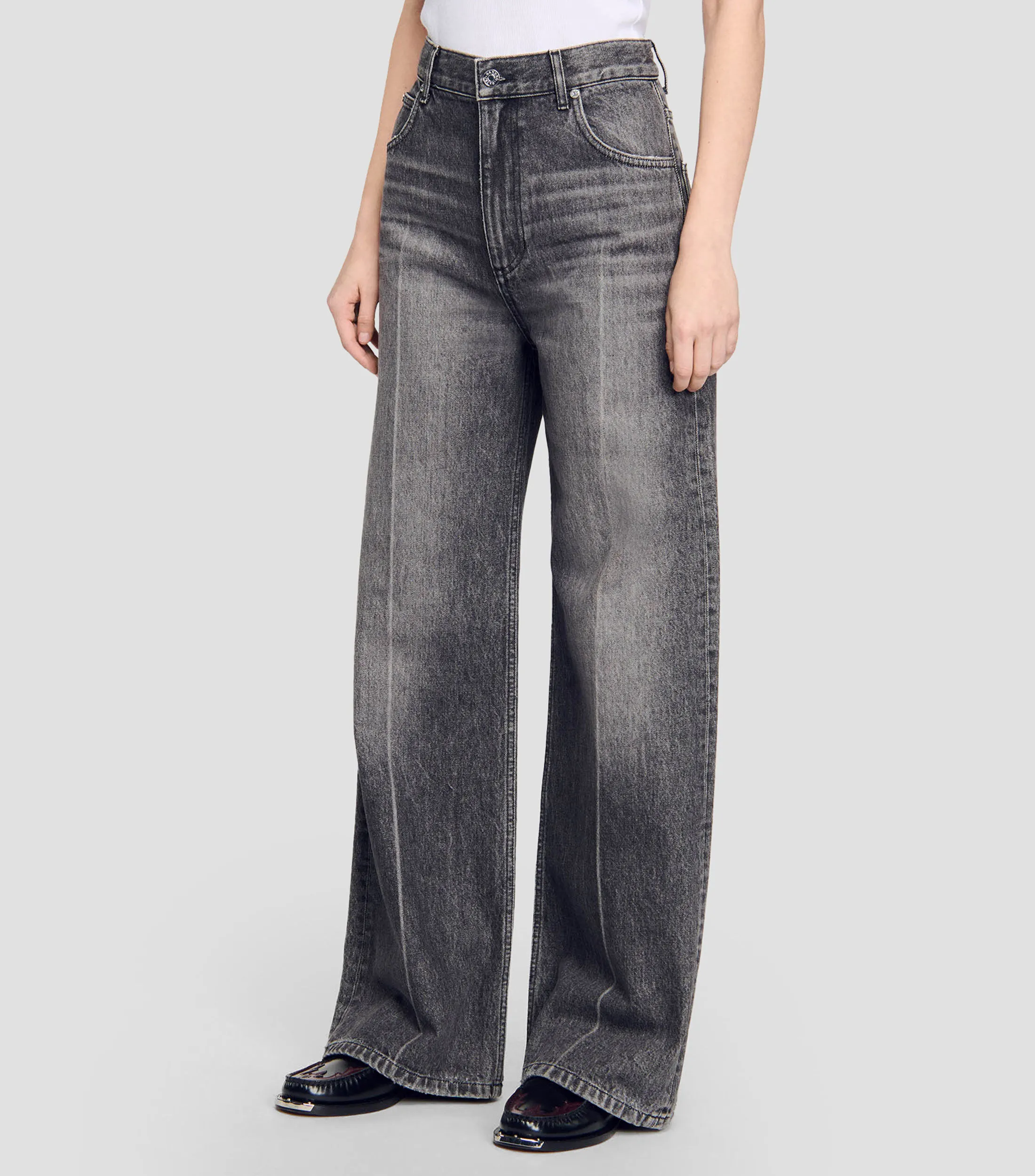Sandro Jeans de corte boyfriend Mujer
