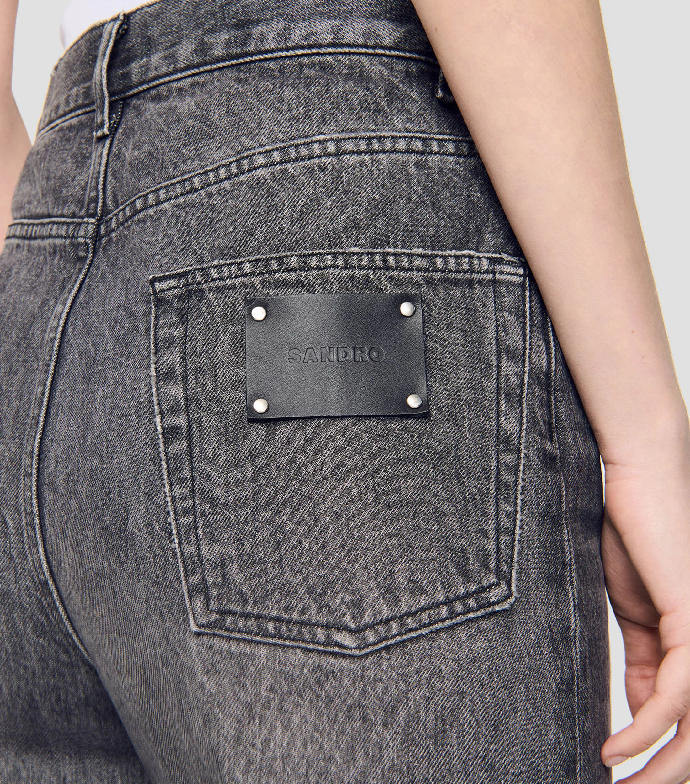 Sandro Jeans de corte boyfriend Mujer