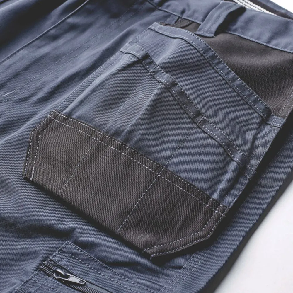 Site Jackal, pantalón corto multibolsillo, gris/negro (cintura 30