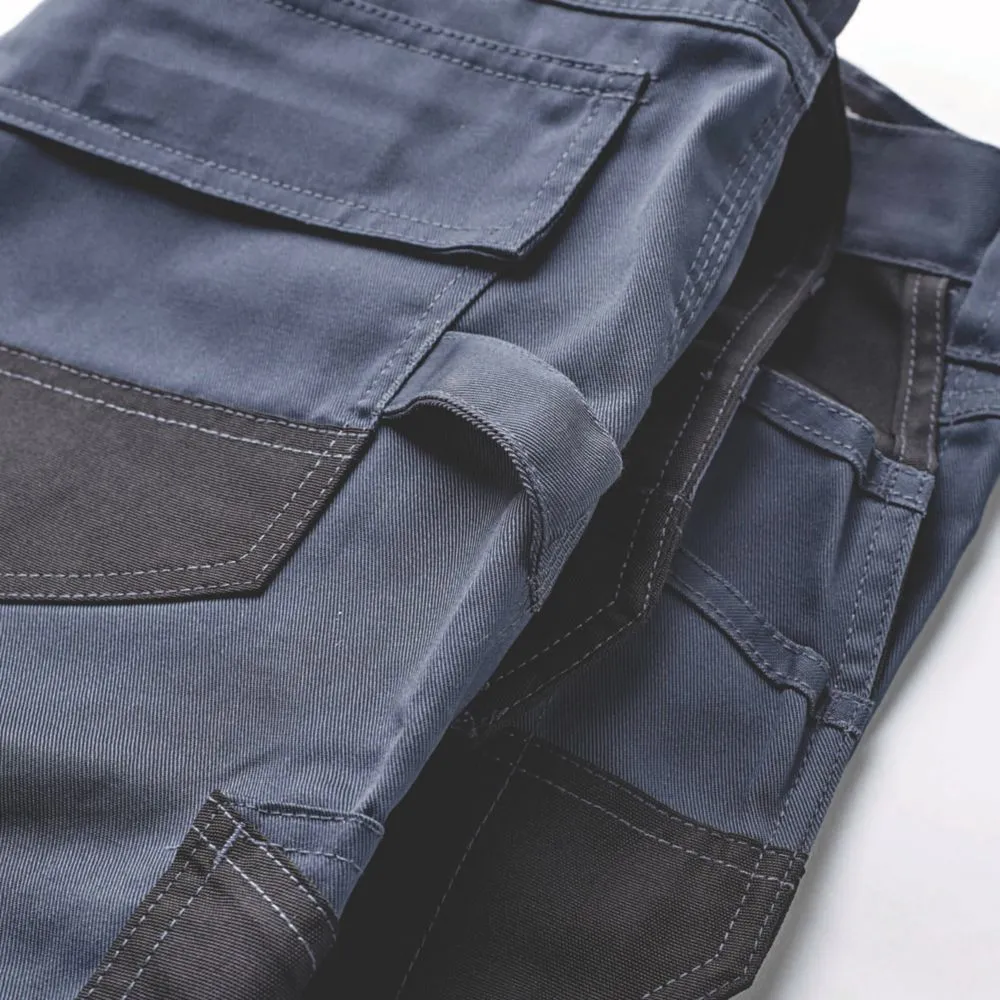 Site Jackal, pantalón corto multibolsillo, gris/negro (cintura 40