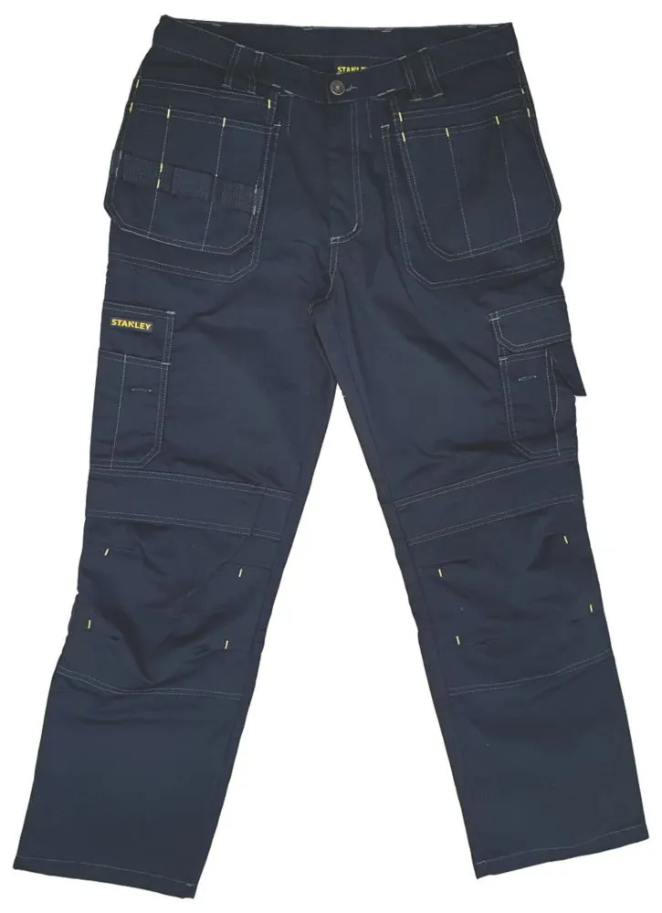 Stanley Huntsville, pantalón de trabajo con bolsillos de pistolera, negro (cintura 36