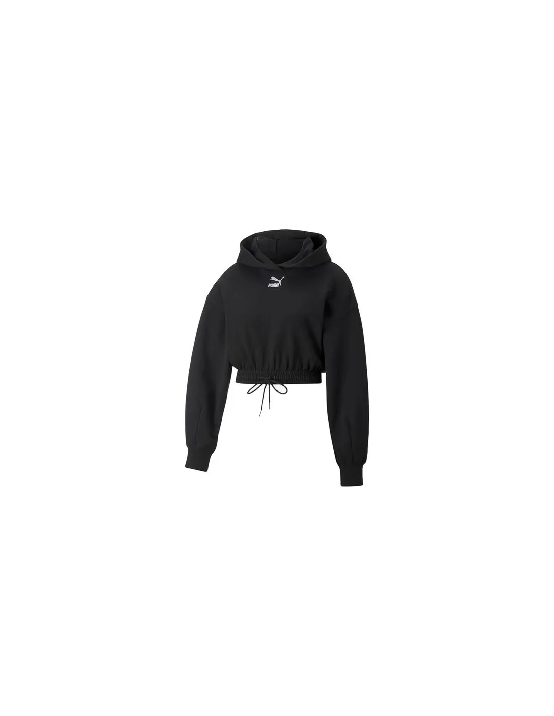 Sudadera Puma Classic Cropped Negro Mujer