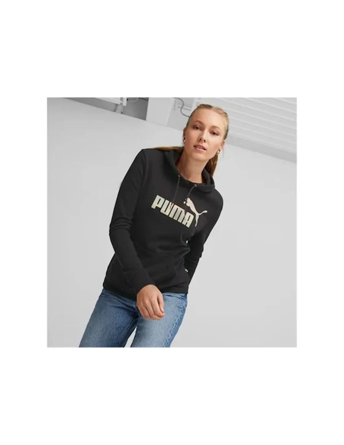 Sudadera Puma Ess+ Nova Shine Mujer Black