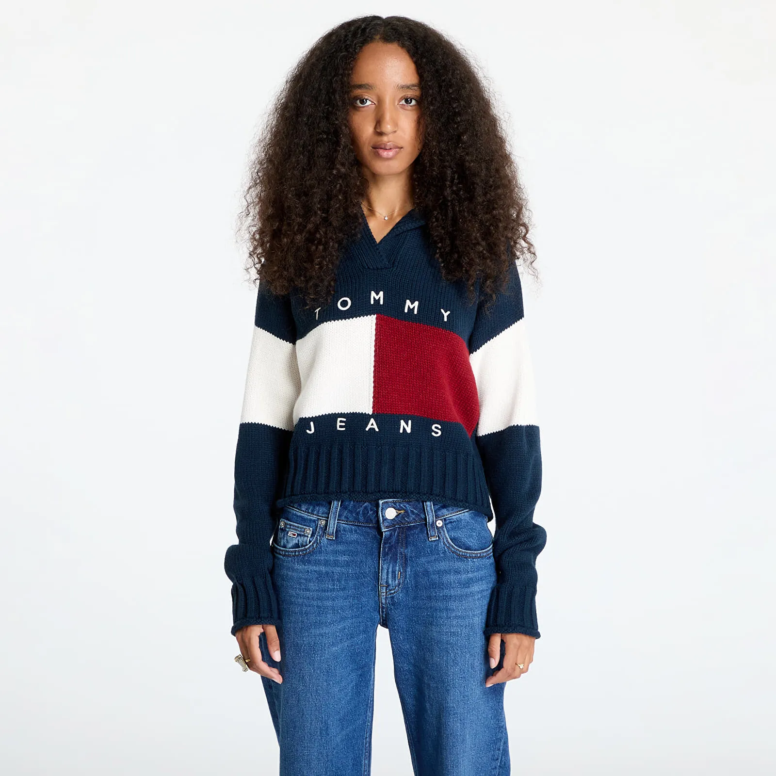 Sudadera Tommy Jeans Flag Rugby Sweater