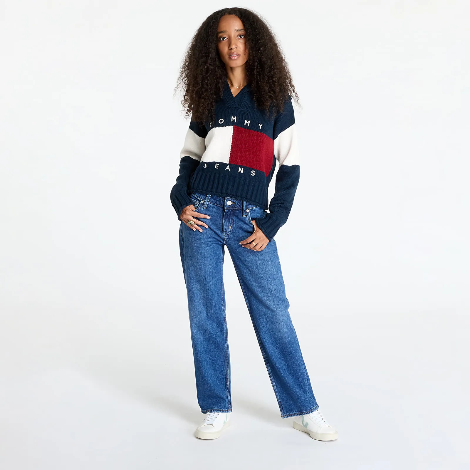 Sudadera Tommy Jeans Flag Rugby Sweater