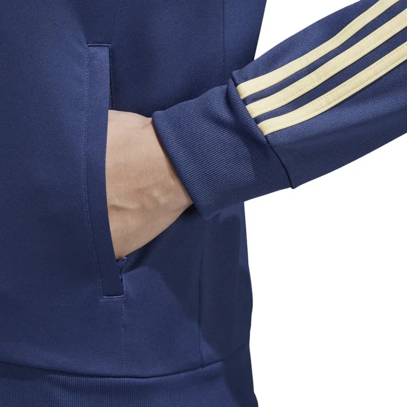 Suecia SVFF sudadera parte superior de la pista 3 rayas azules 2018/19 Adidas
