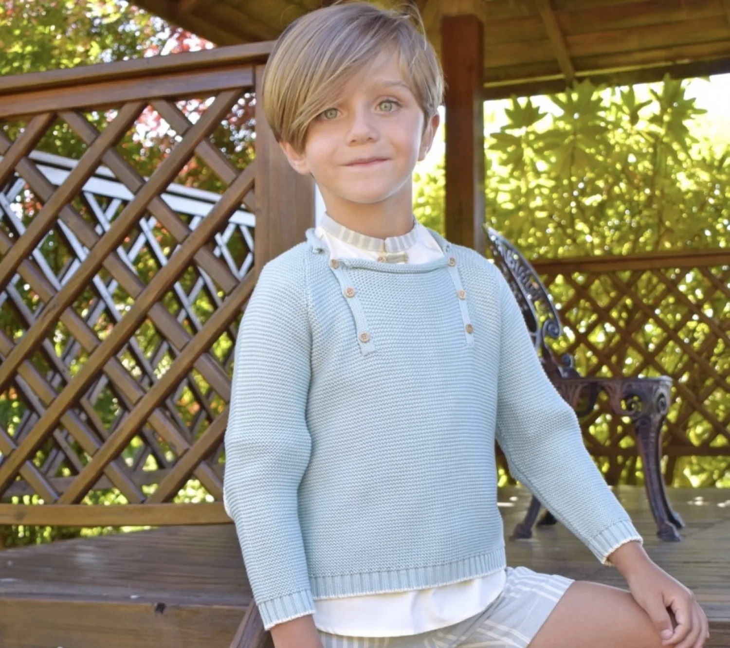 Summer knitted sweater Flequi collection by Lolittos.