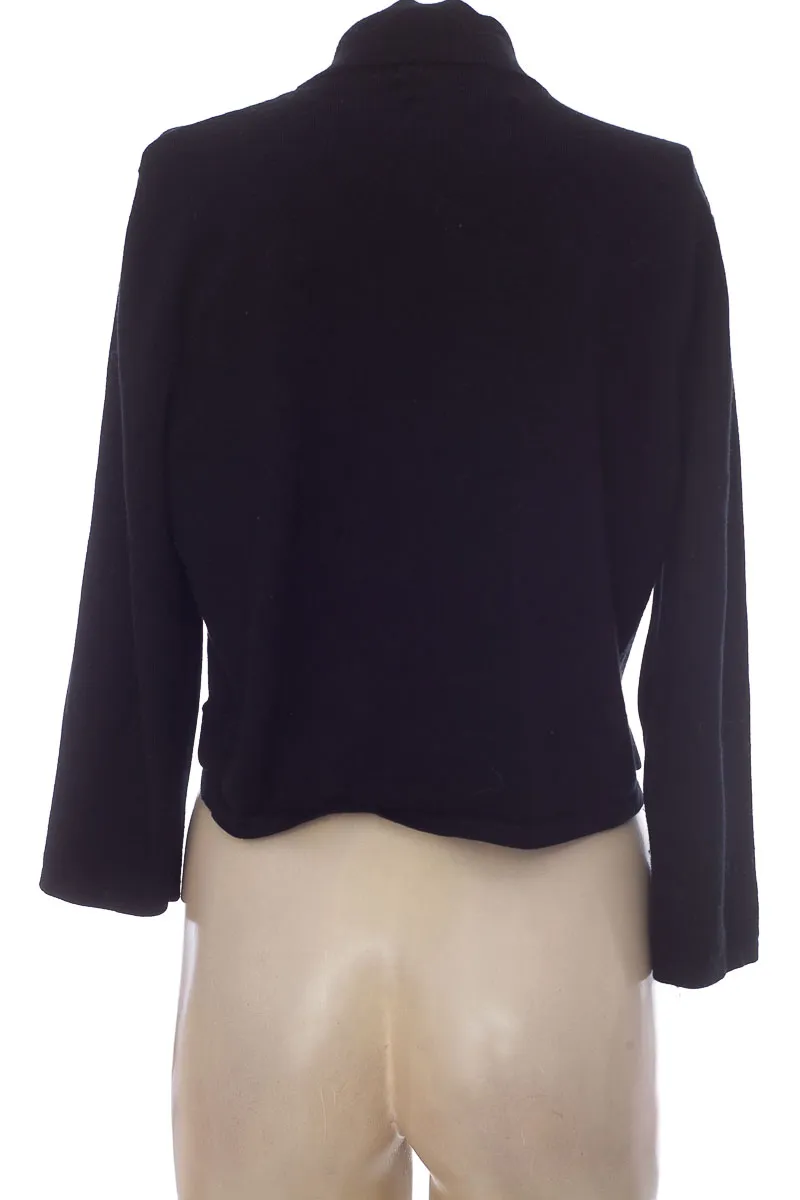 SWEATER COLOR NEGRO  CABLE &AMP; GAUGE