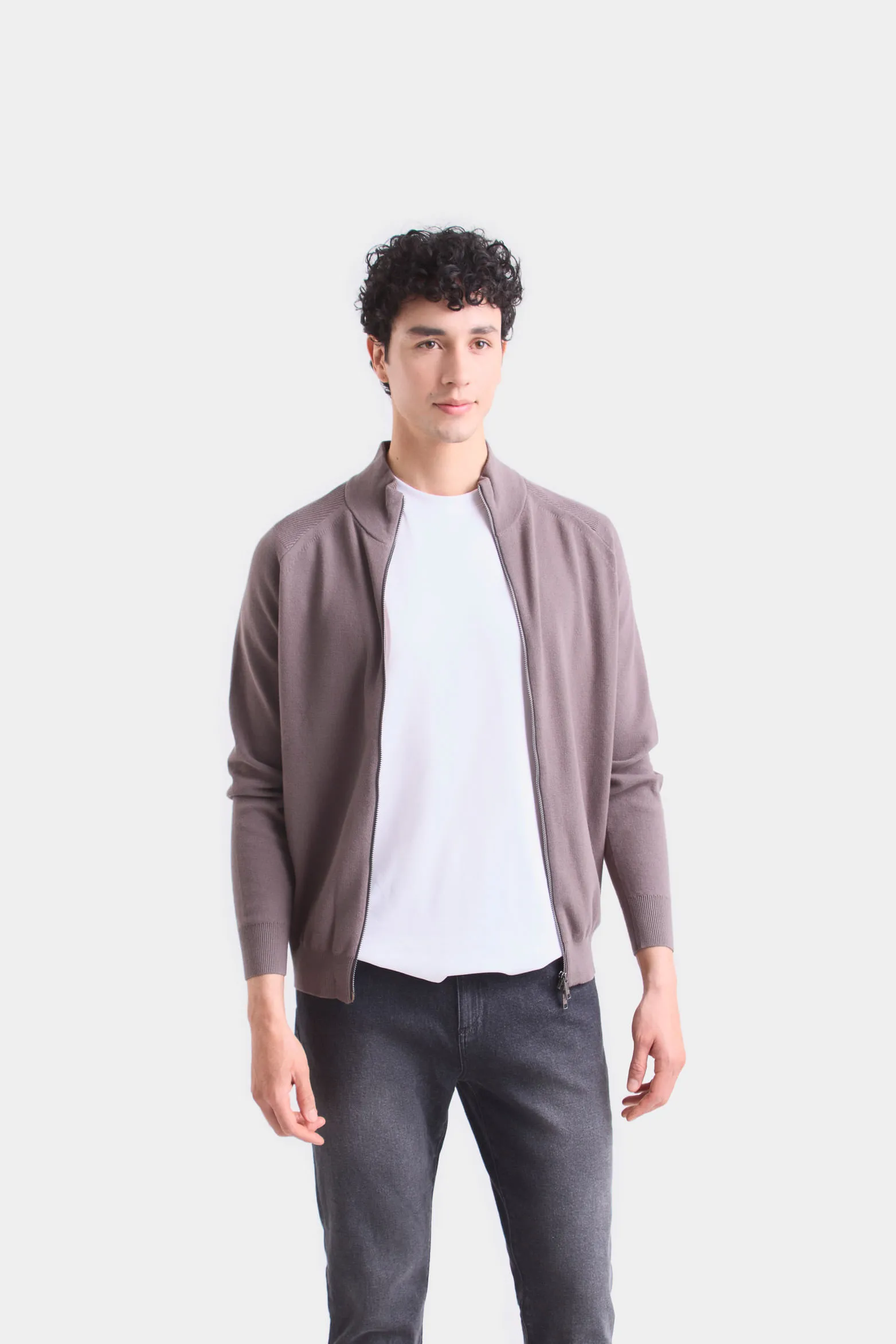 Sweater misuri tejido para hombre cuello alto