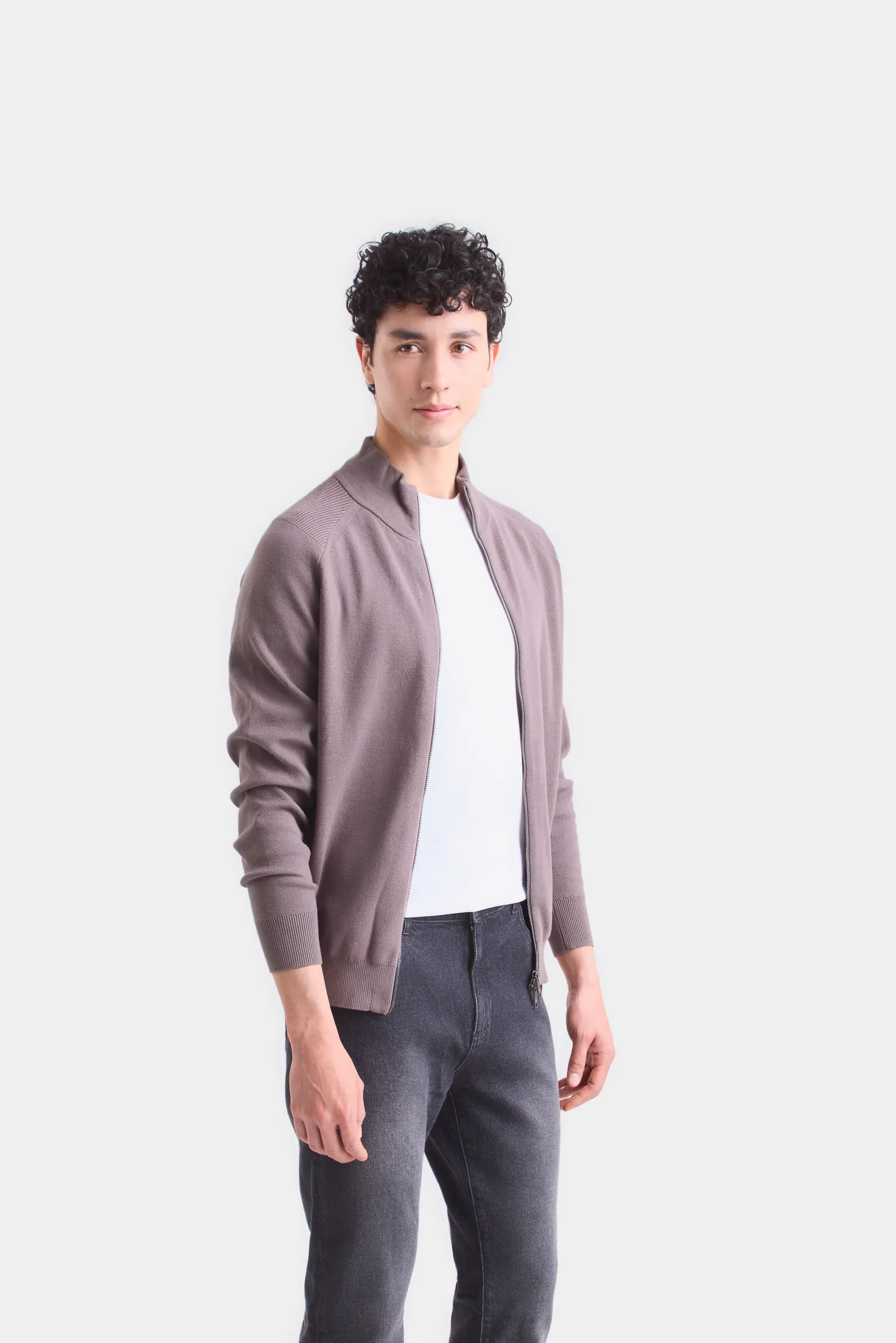 Sweater misuri tejido para hombre cuello alto