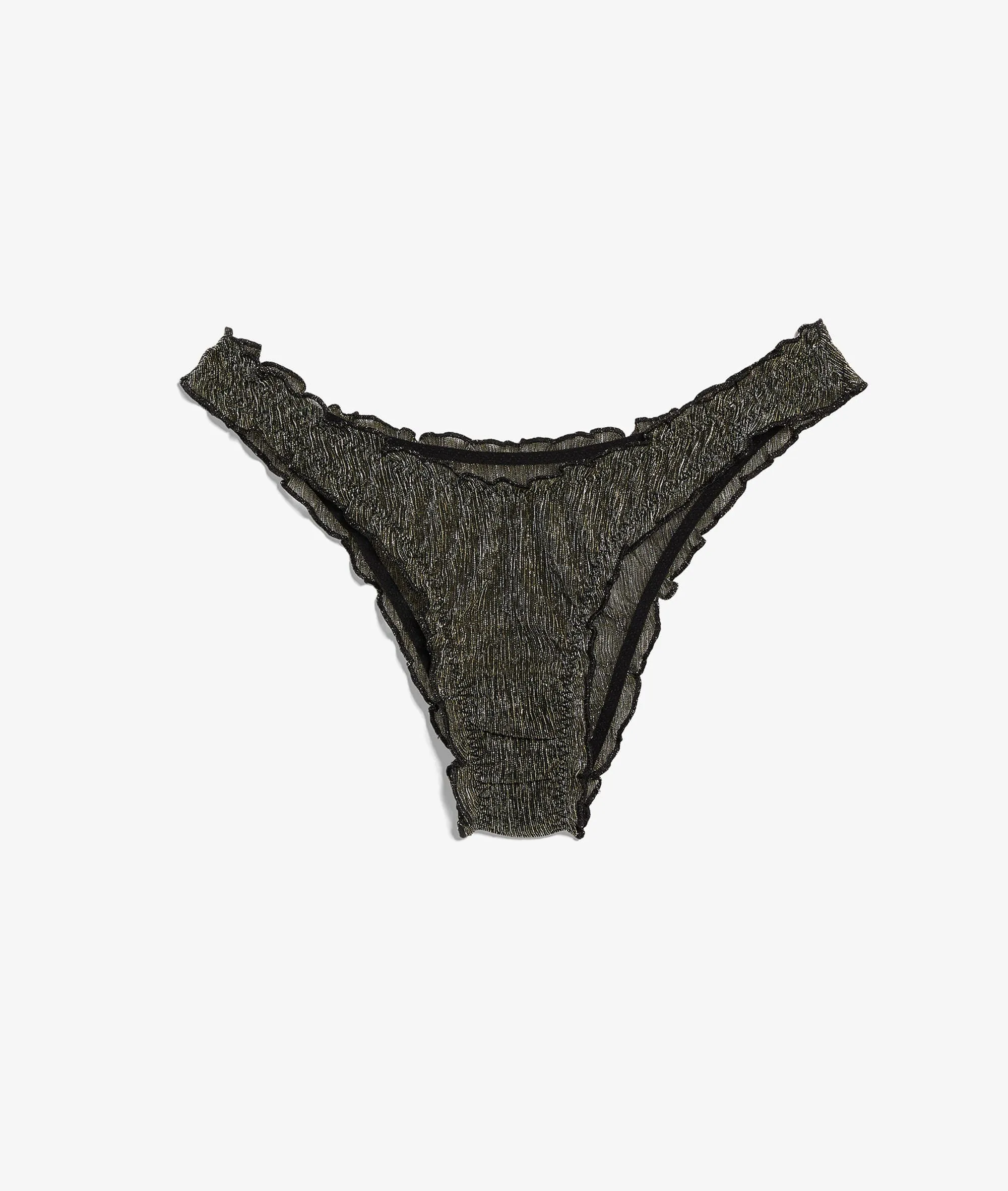 TANGA BLOOMER IRIDISCENTE AMBER SHINY OR  ETAM