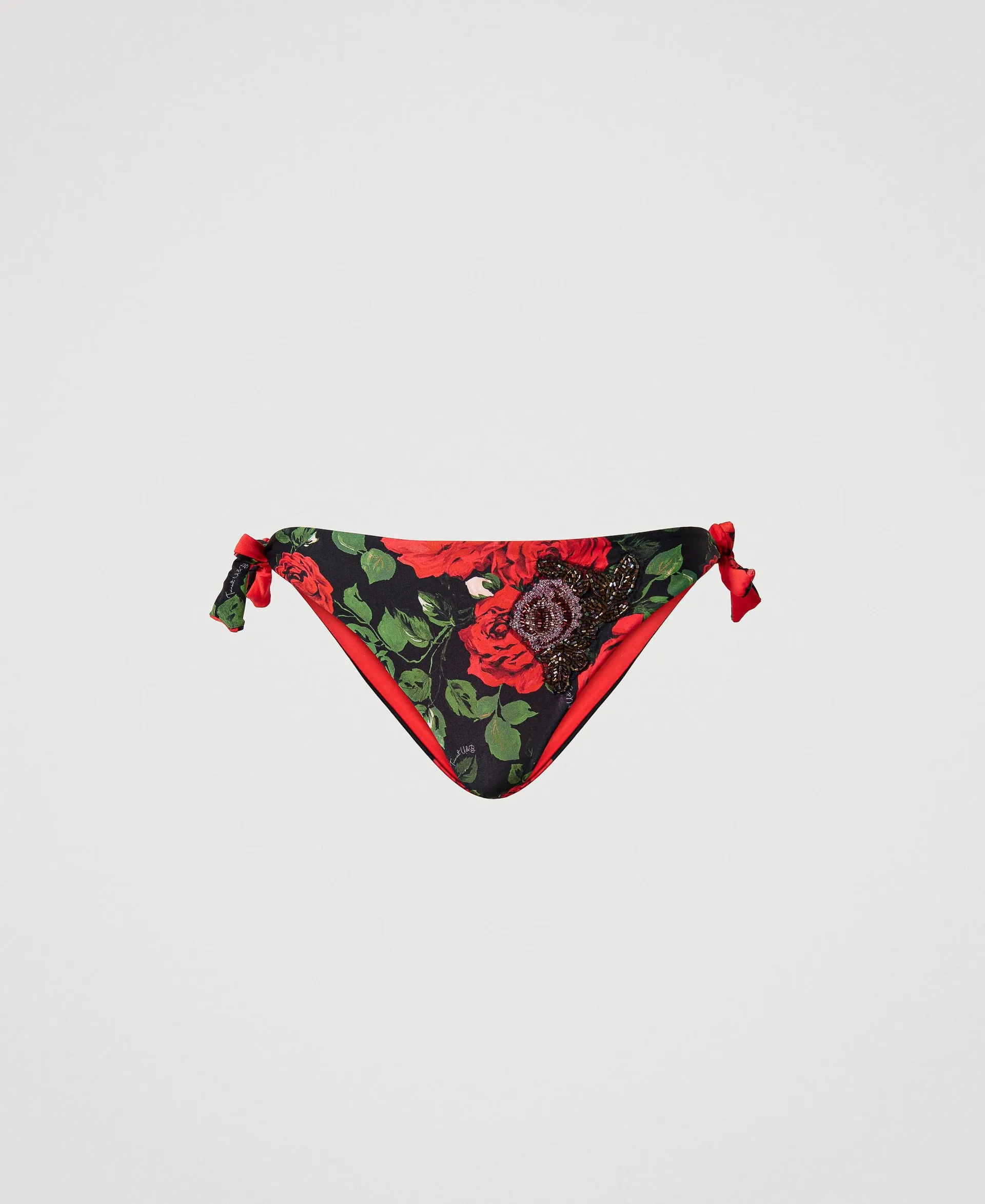 Tanga de baño con estampado