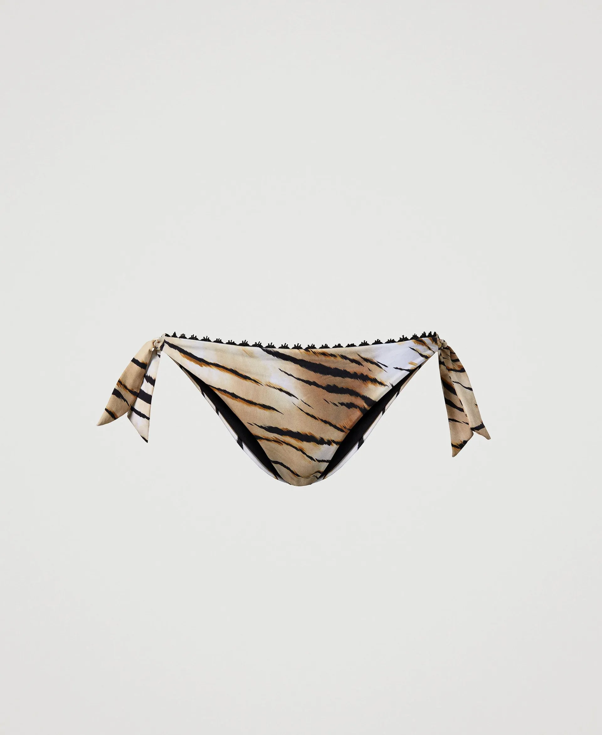 Tanga de bikini con estampado