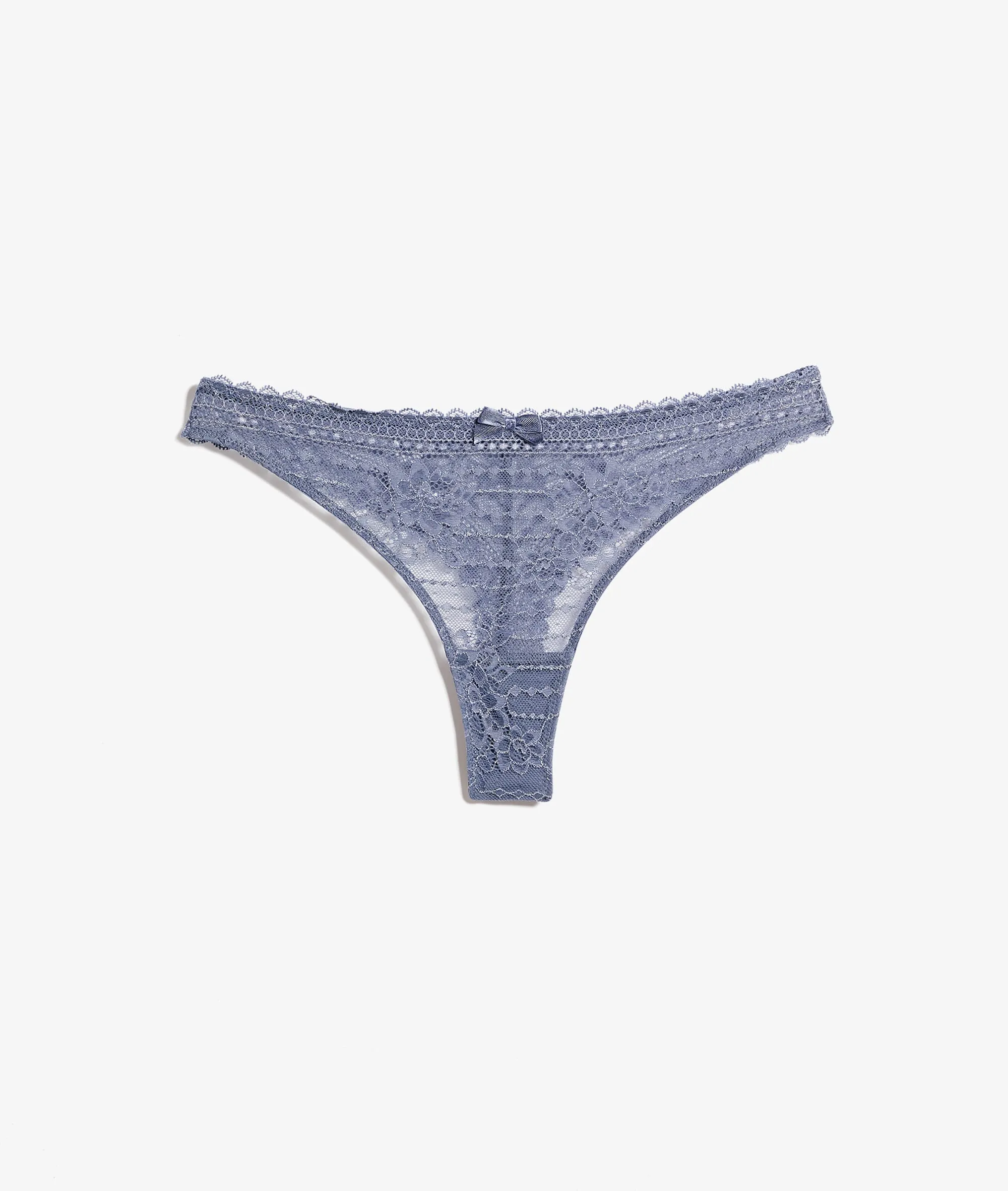 TANGA DE ENCAJE PANAMA JEAN DENIM  ETAM