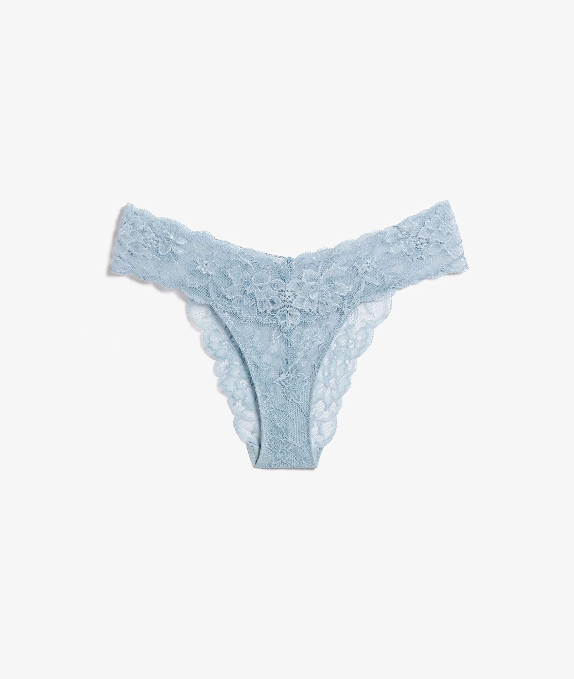 TANGA DE ENCAJE SWEET BLEU LAGON  ETAM