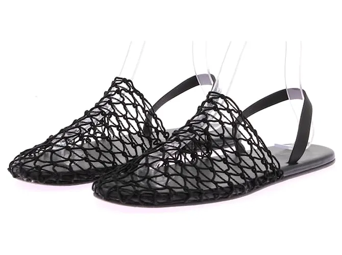 The row SANDALIAS ROW T.EU 38 Cuero Negro 