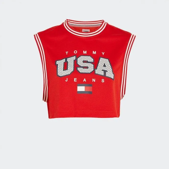 TOMMY JEANS Top Tommy Jeans Rojo