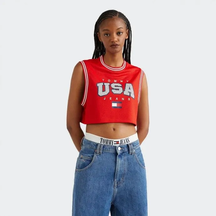 TOMMY JEANS Top Tommy Jeans Rojo