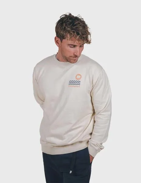 Trendsplant Tramontana Sweater Sudadera beige para hombre