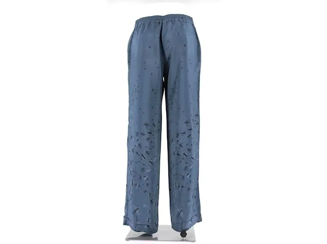 VALENTINO GARAVANI Pantalón T.Seda M Internacional Azul 