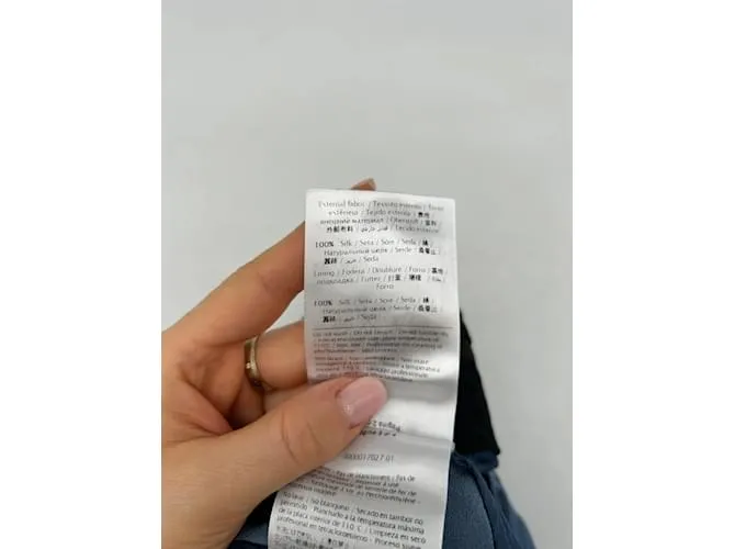 VALENTINO GARAVANI Pantalón T.Seda M Internacional Azul 