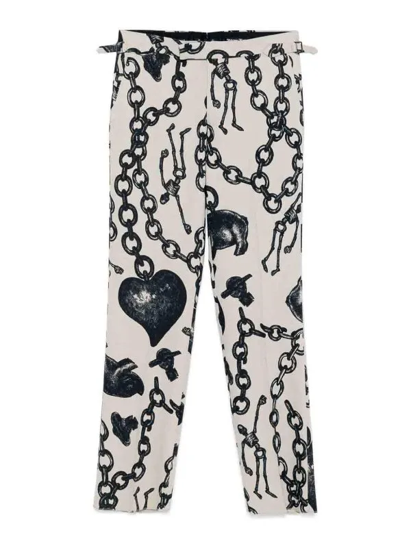 VIVIENNE WESTWOOD PANTALóN CASUAL  PLATA