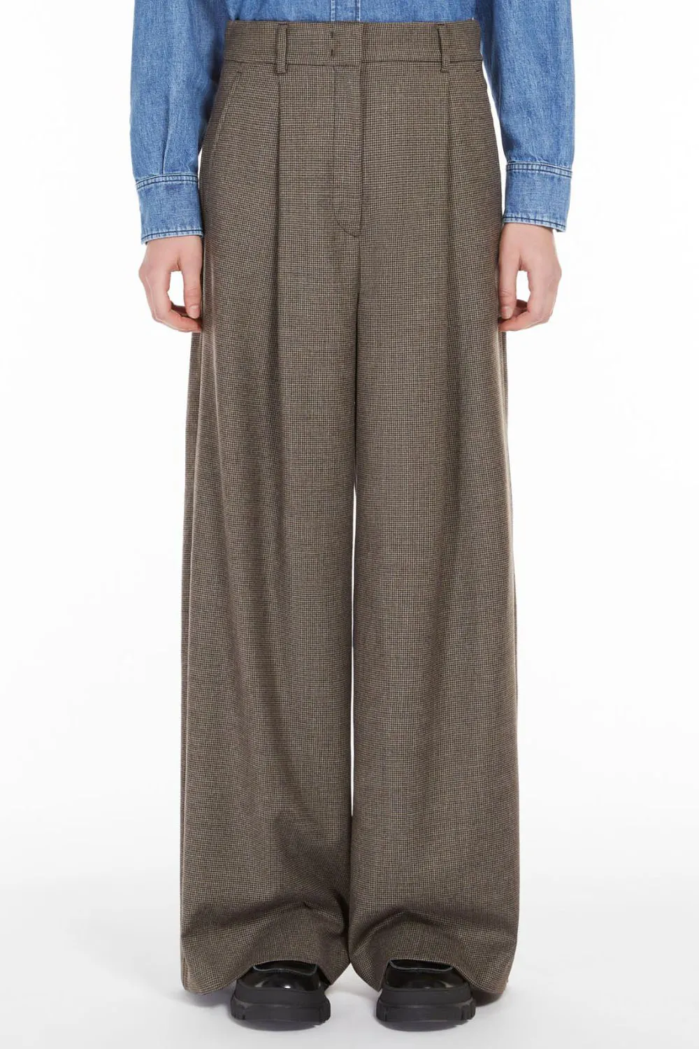 Weekend Max Mara Pantalón Melodia Dark Brown