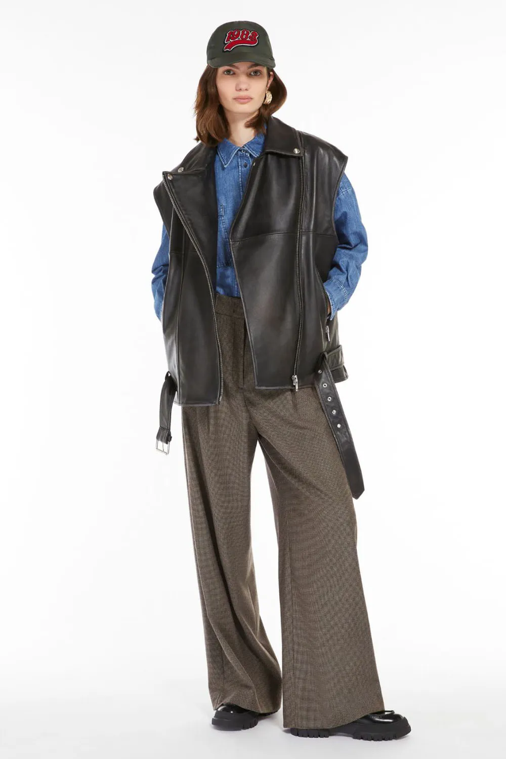 Weekend Max Mara Pantalón Melodia Dark Brown