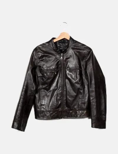 Yogo Chaqueta biker negra