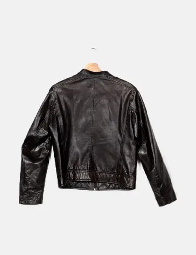 Yogo Chaqueta biker negra